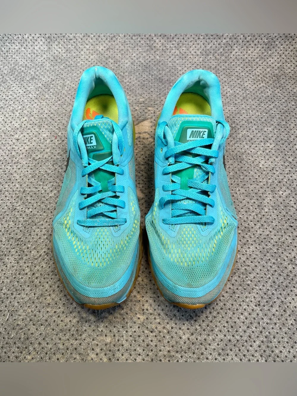Nike Air Max 2014 Blue Running Shoes Size 12.5 Men’s